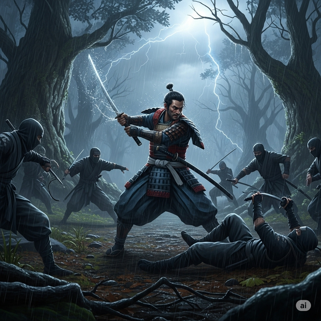 Japanese Warrior - Farcaster Mini Apps