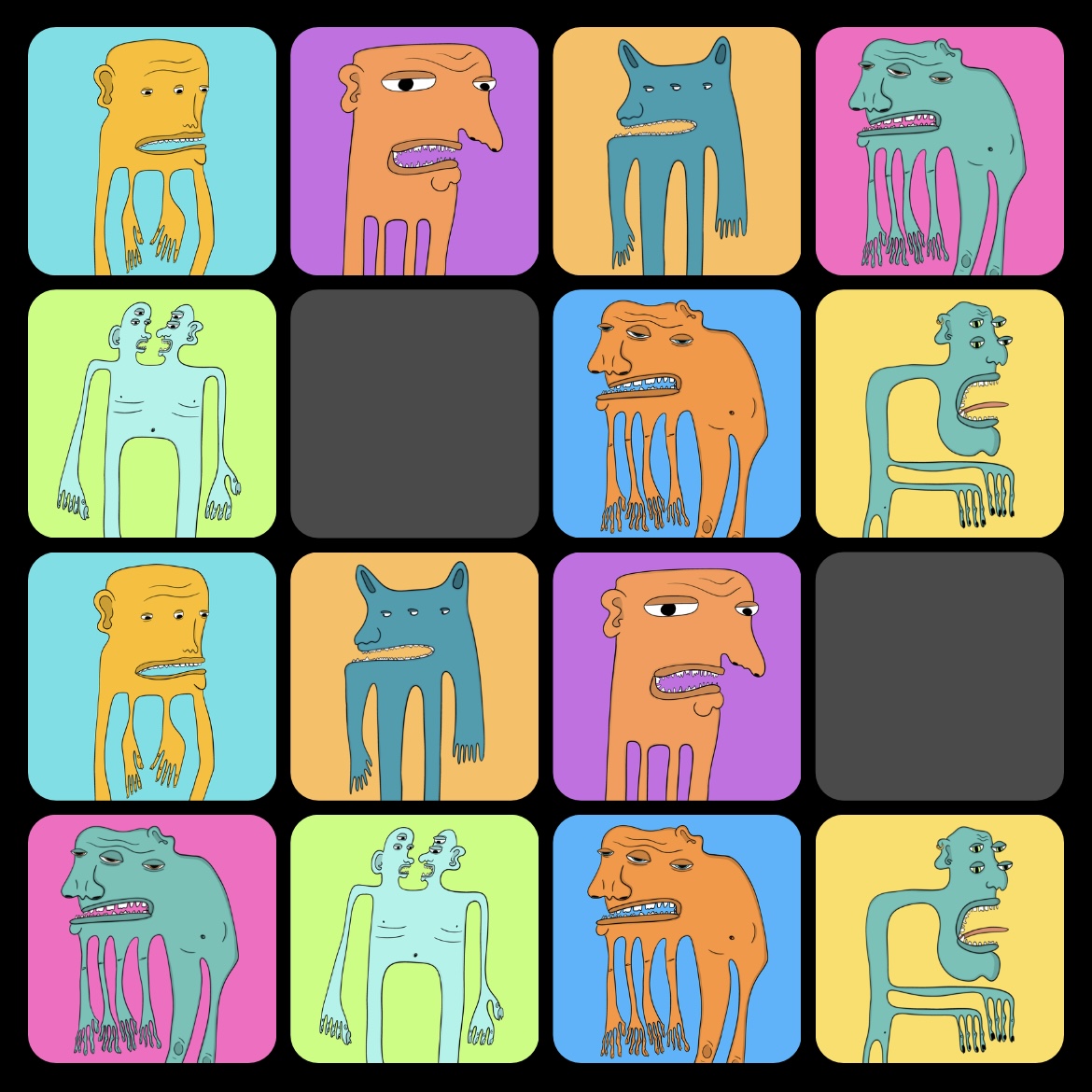 BizarreBeasts Memory Game - Farcaster Mini Apps